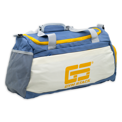 Geanta Fitness, Gym Stack, Sport Bag, Blue / Yellow
