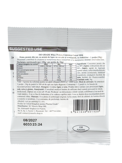 Proteina din Zer, Pharma Grade, ISO Grade, 30g