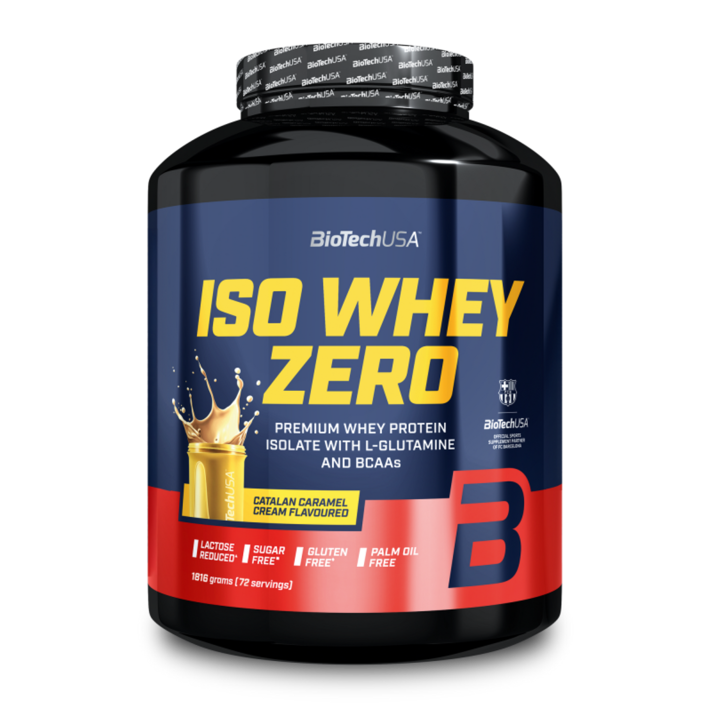 Proteina din Zer Izolat, BioTechUSA, Iso Whey Zero x FC Barcelona, 1816g