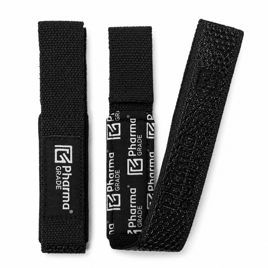 Chingi, Pharma Grade, Lifting Straps, Black & White