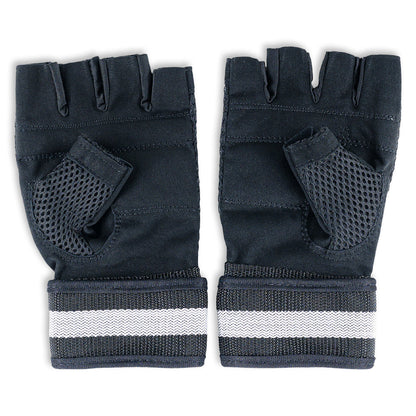 Manusi Fitness, Pharma Grade, Fitness Gloves Simple, Black / White