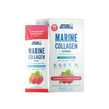Colagen Marin, Applied Nutrition, Marine Collagen Sticks, 10x12g