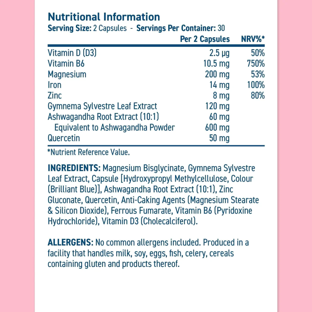 Suport pentru Menopauză, Applied Nutrition, Menopause Complex, 60 Capsule