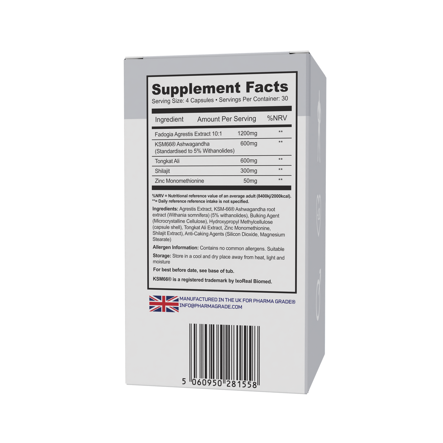Performanta Sportiva, Pharma Grade, PhenoMen USA, 120 Capsule
