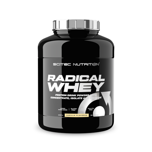 Proteina din Zer, Scitec Nutrition, Protein Drink Powder, Radical Whey, 2000g
