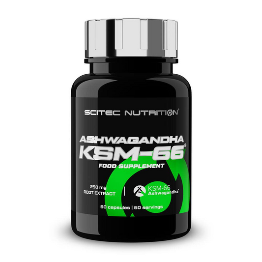 Extract de Ashwagandha, Scitec Nutrition, Ashwagandha KSM-66, 60 Capsule