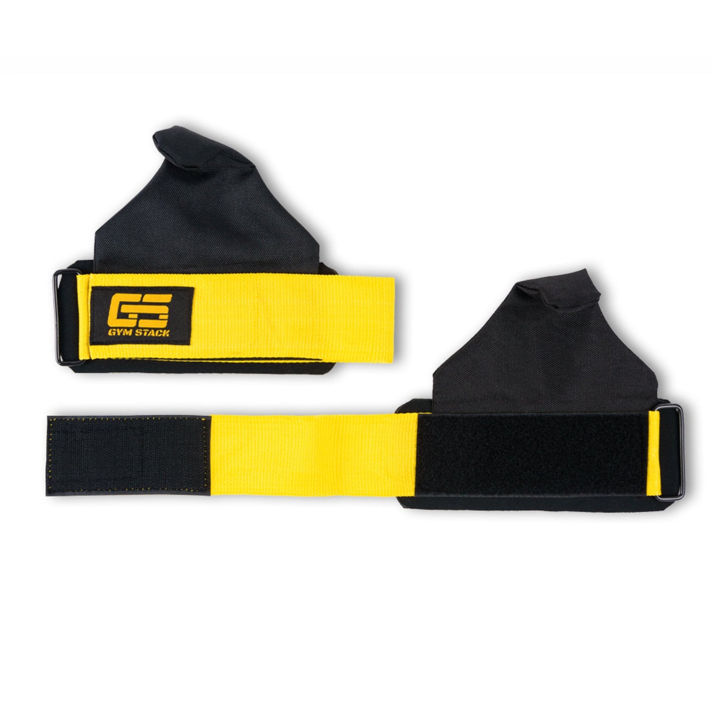 Chingi cu Carlig, Gym Stack, Lifting Hook Cordura, Negru / Galben