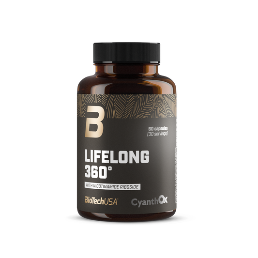 Supliment Complex pentru Vitalitate și Imunitate, BioTechUSA, Lifelong 360°, 60 Capsule