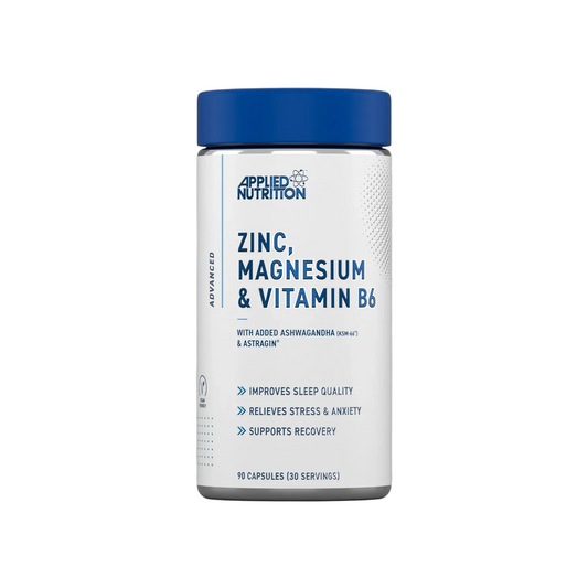 Zinc, Magneziu & Vitamina B6, Applied Nutrition, ZMA, 90 Capsule