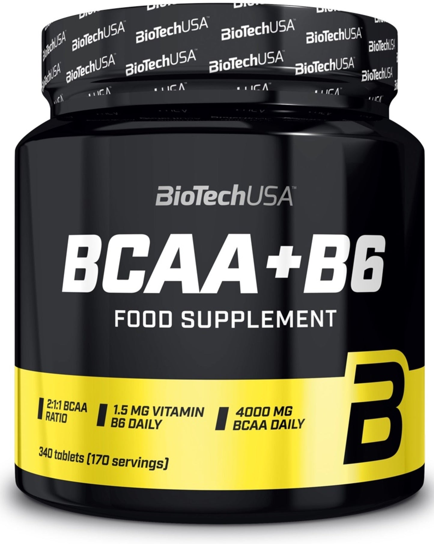 Aminoacizi BCAA cu B6 tablete - BioTechUSA BCAA+B6 340 Tabs