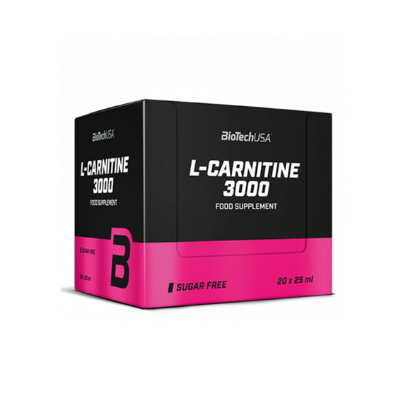 L-Carnitina, BioTechUSA, L-Carnitine 3000, 20x25ml