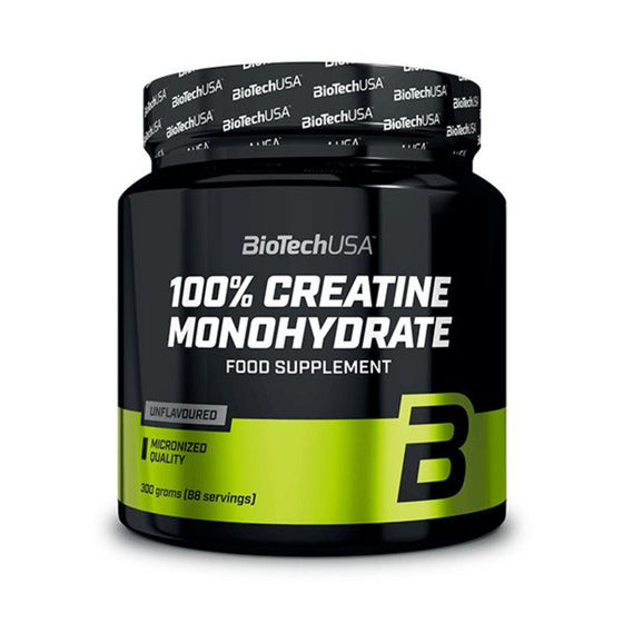 Creatina Monohidrata Fara Aroma, BioTechUSA, 100% Unflavored Micronized Creatine Monohydrate, 300g