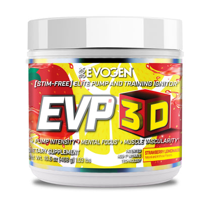 Pre-Workout fara Cafeina, Evogen, EVP 3D, 20 / 40 Serviri