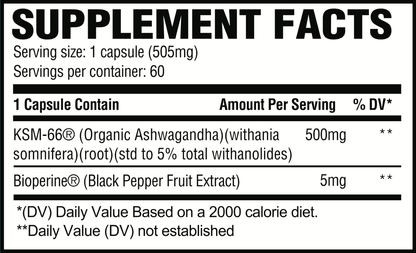 Extract de Ashwagandha, REVIVE Ashwaganda, 60 capsule