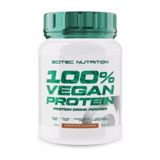 Proteina din mazare - Proteina Vegana , Scitec Nutrition, 100% Vegan Protein 1000g - gym-stack.ro