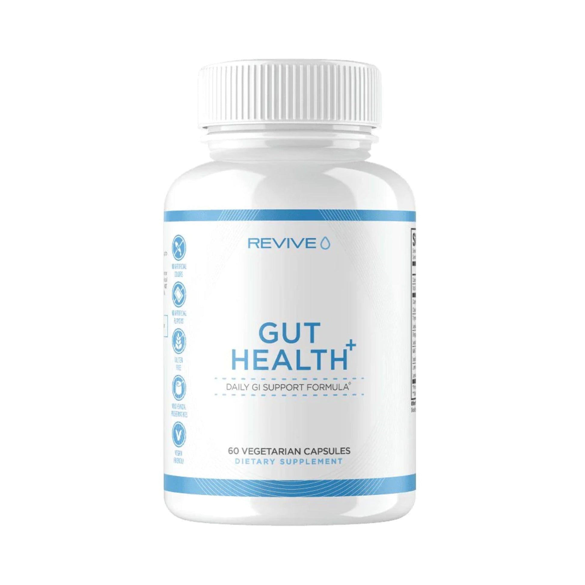 Supliment pentru Sanatatea Intestinala, Revive, Gut Health+, 60 Capsule