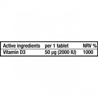 Vitamina D3 - BioTechUSA Vitamin D3 60 tablets
