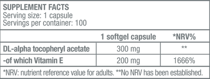 Vitamina E - BioTechUSA Vitamin E 100 softgels capsules